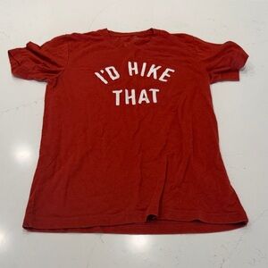 I'd Hike That Red Women's Tee